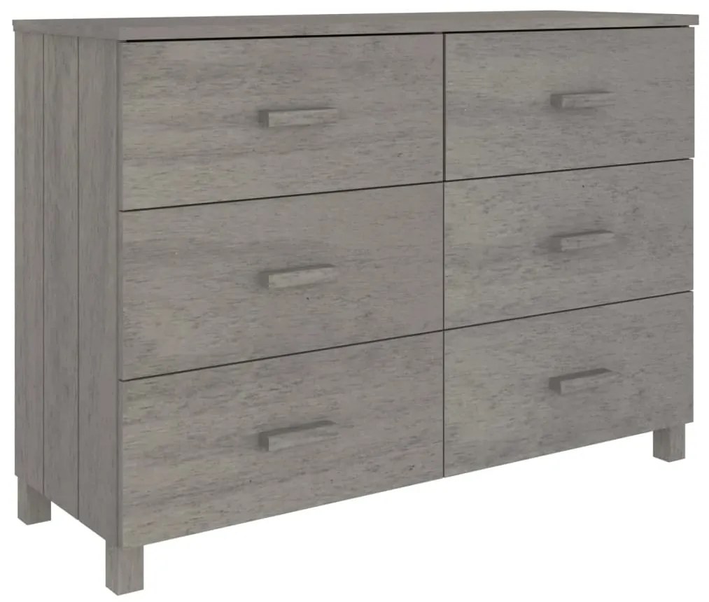 Συρταριέρα HAMAR Αν. Γκρι 113 x 40 x 80εκ. Μασίφ Ξύλο Πεύκου 340451