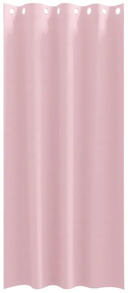 vidaXL Κουρτίνες 2 pcs Μωρουδίστικο Ροζ 245x140εκ. Πολυεστέρας
