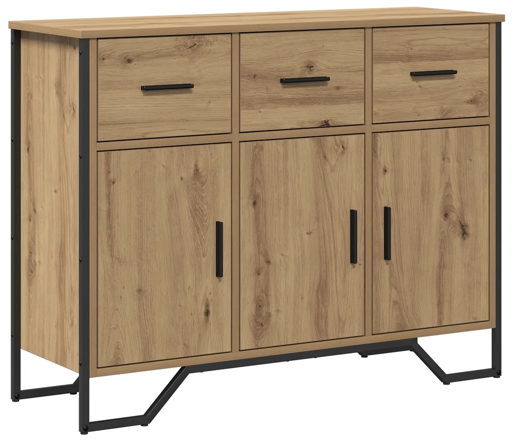 vidaXL Σαλίγκαρος  Artisan Oak 97x32.5x74.5 εκ. Επεξεργασμένο Ξύλο