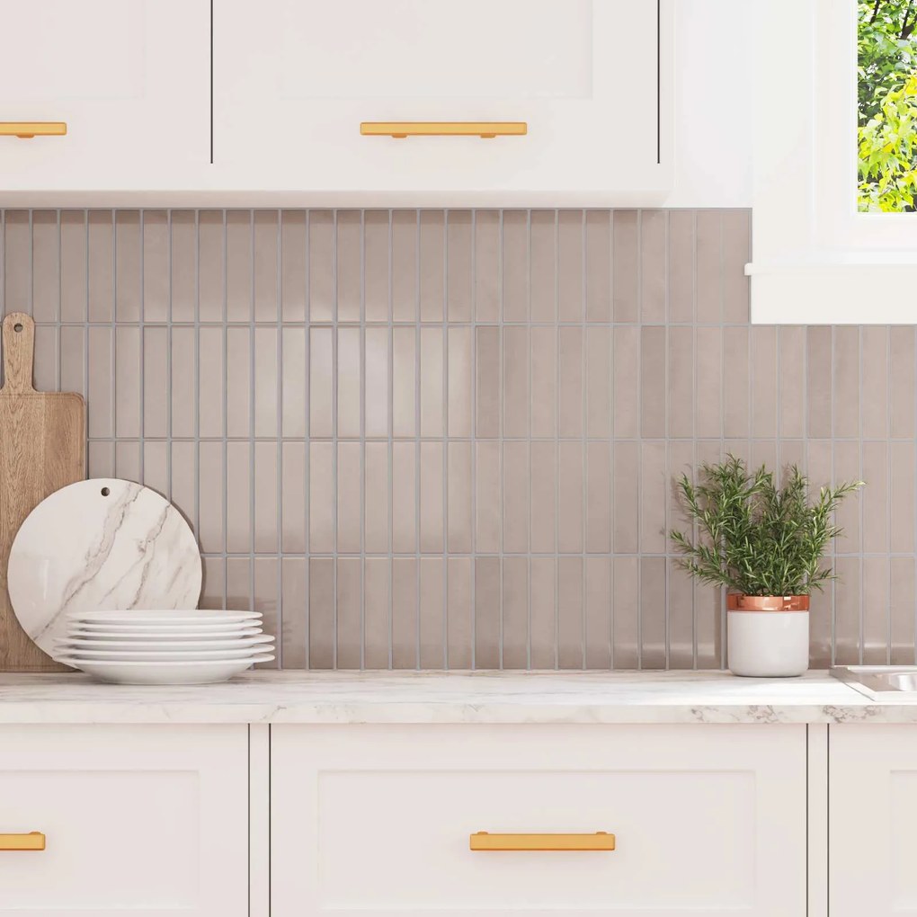 vidaXL Ορθογώνιο Πλακάκι 20 pcs Καφές Μπεζ 29 x 23 x 0,08 εκ