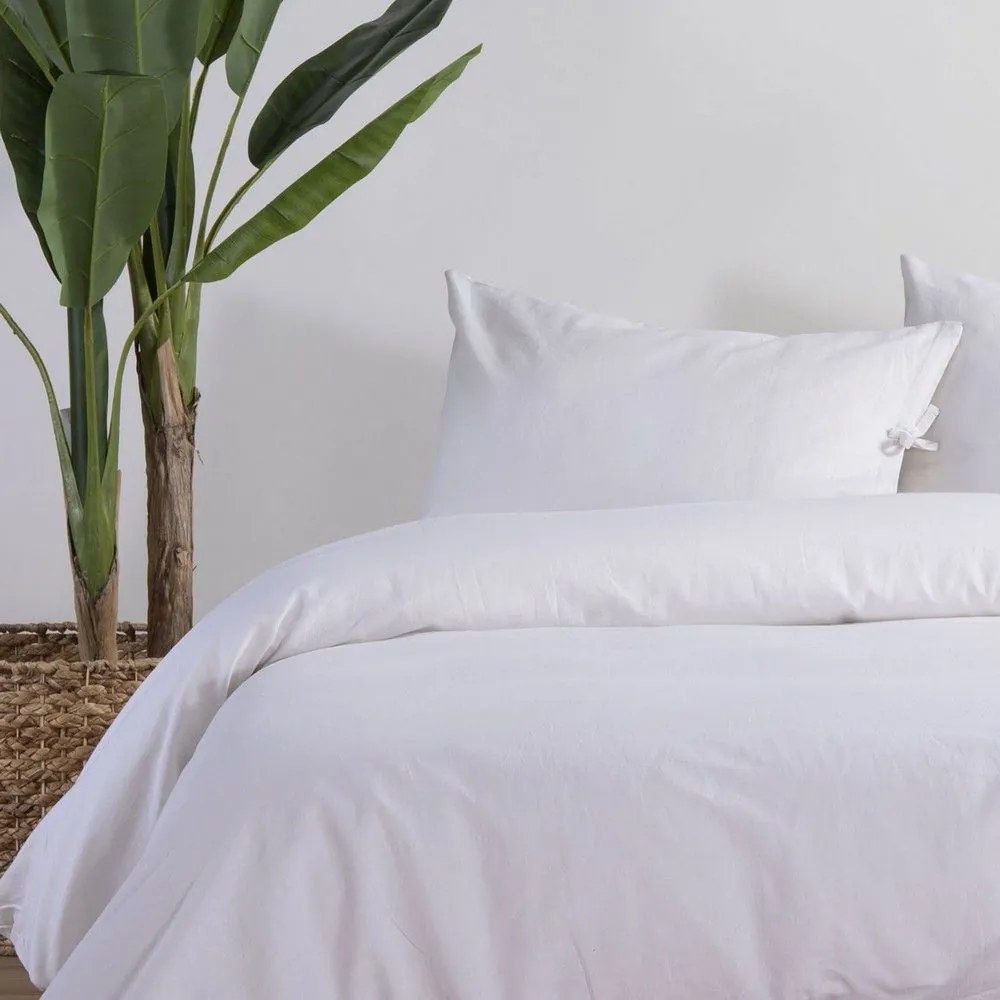 Σεντόνι Cotton-Linen Ecru Nef-Nef Μονό Cotton-Linen