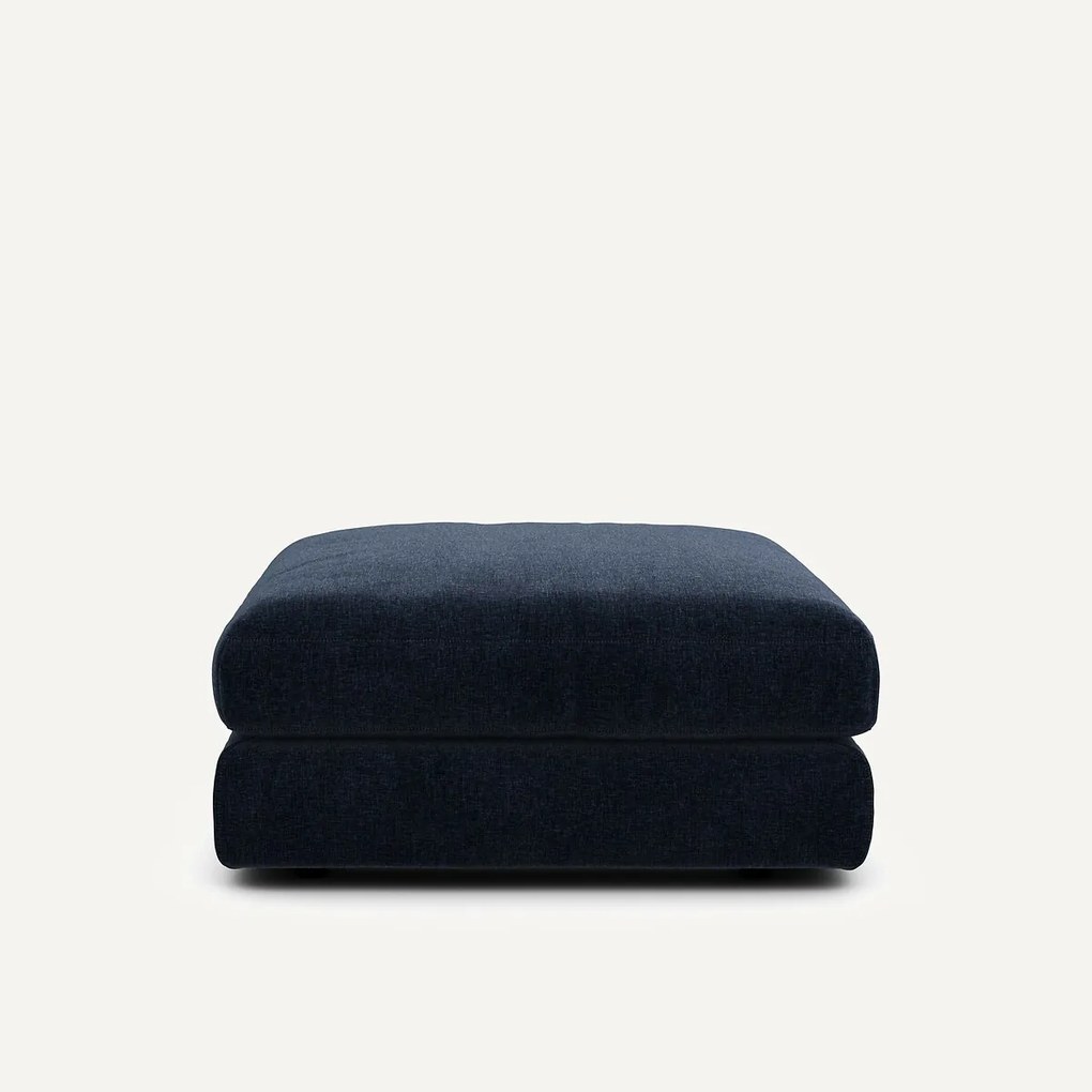 Σκαμπό ποδιών από βελούδινο chenille ύφασμα, Skander