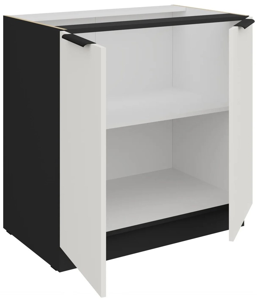 Επιδαπέδιο ντουλάπι Arianna 80 D 2F BB-Λευκό