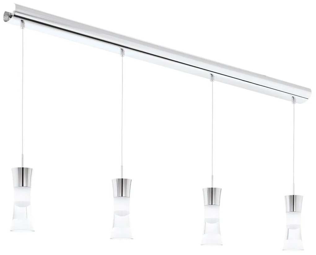 Φωτιστικό Οροφής Led Pancento 94358 Clear Eglo Metal, Plastic