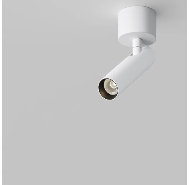 Σποτ Φωτιστικό Οροφής LED 6W Λευκό Περιστρεφόμενο Focus T C141CL-L125-6W3K-W Maytoni C141CL-L125-6W3K-W