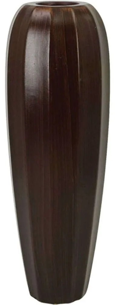 Βάζο Μπόμπα 15-00-22507-45 Φ15x48cm Brown Marhome Ceramic