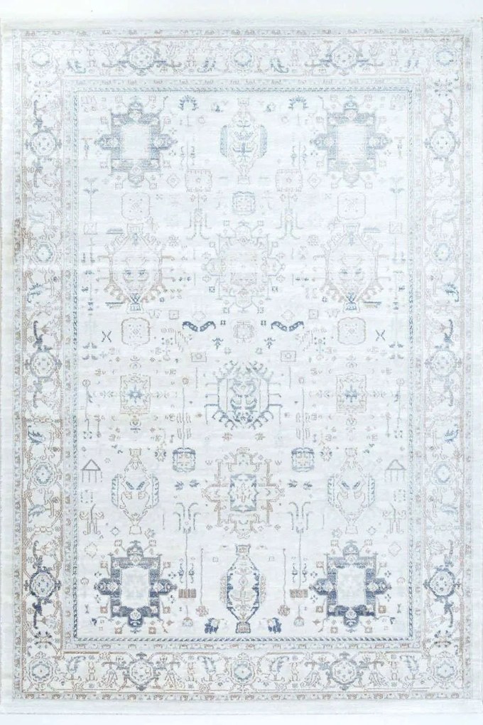 Χαλί Barocco D187A1N Cream-Blue Ezzo 200X290cm