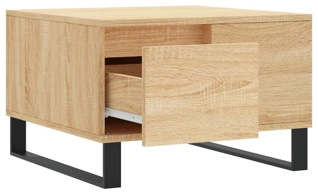 vidaXL Τραπεζάκι Σαλονιού Sonoma Δρυς 55x55x36,5εκ. Επεξεργασμένο Ξύλο