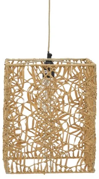 Φωτιστικό Οροφής Dorotan Inart E27 Φυσικό 30X27X110 εκ 311-000001-311-000001-Καφέ 311-000001