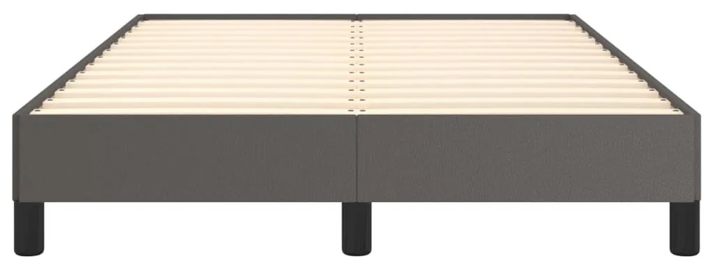 vidaXL Πλαίσιο Κρεβατιού Γκρι 120 x 200 εκ. από Συνθετικό Δέρμα