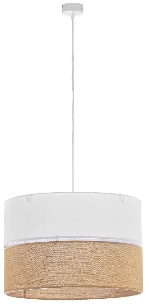 Φωτιστικό Οροφής Linobianco 6573 3xΕ27 15W Φ50cm 115cm Natural-White TK Lighting