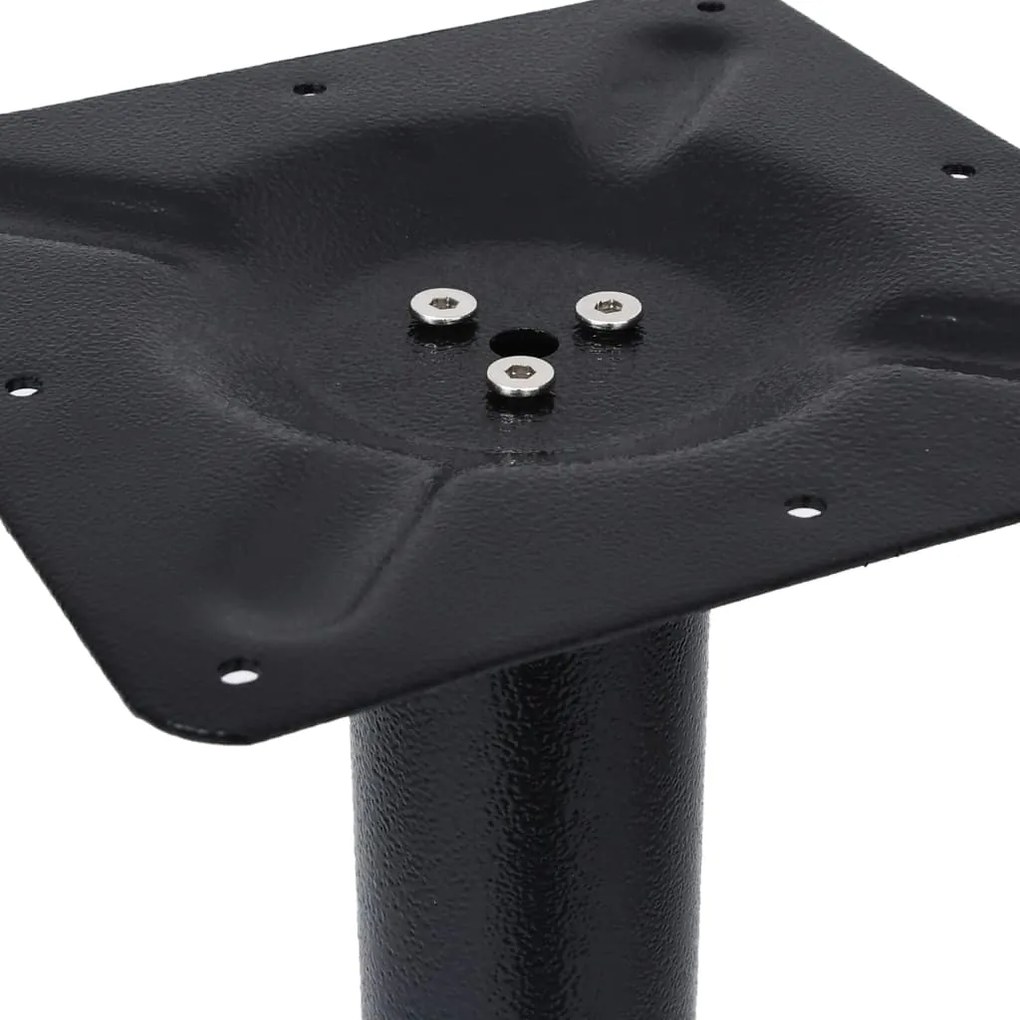 vidaXL Πόδι Τραπεζιού Bistro Μαύρο 56 x 56 x 107 εκ. από Χυτοσίδηρο