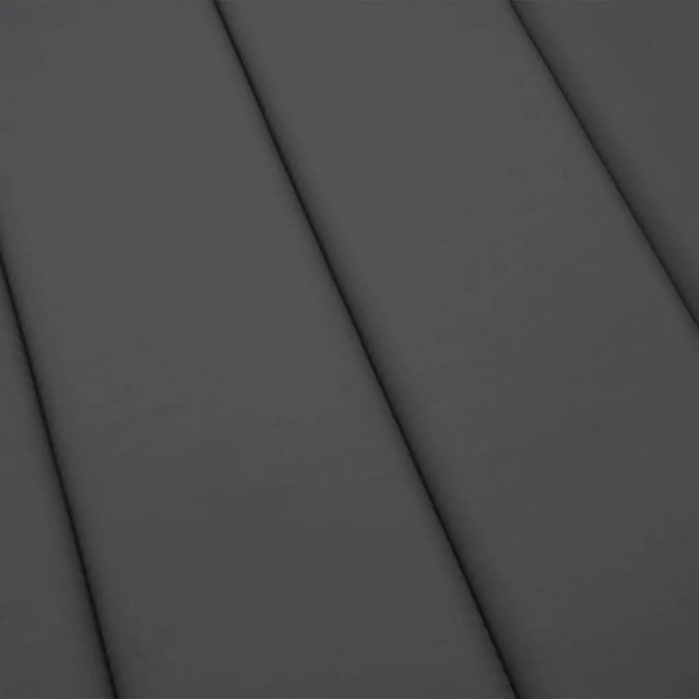 Μαξιλάρι Ξαπλώστρας Ανθρακί 200 x 70 x 3 εκ. από Ύφασμα Oxford - Ανθρακί