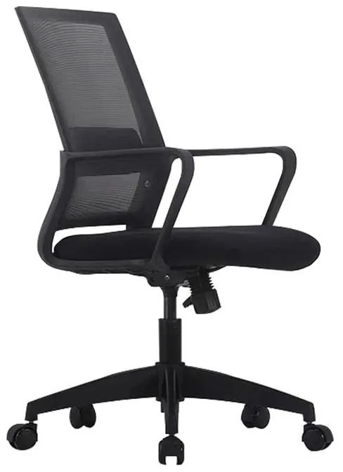 BF2115 Πολυθρόνα Γραφείου Μαύρο Mesh - Ύφασμα Μαύρο Συνιστάται για χρήση από παιδιά έως 12 ετών