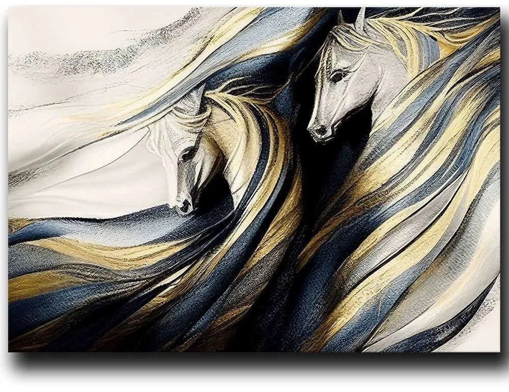 Πίνακας Καμβάς 895FNA1189 100x70cm Multi Wallity Horizontal Ξύλο, Καμβάς