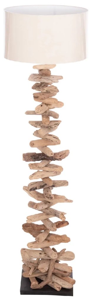 ΔΙΑΚΟΣΜΗΤΙΚΟ ΦΩΤΙΣΤΙΚΟ ΔΑΠΕΔΟΥ ALTAR HM4430 DRIFTWOOD--ΛΕΥΚΟ PVC Φ45x155Υεκ.