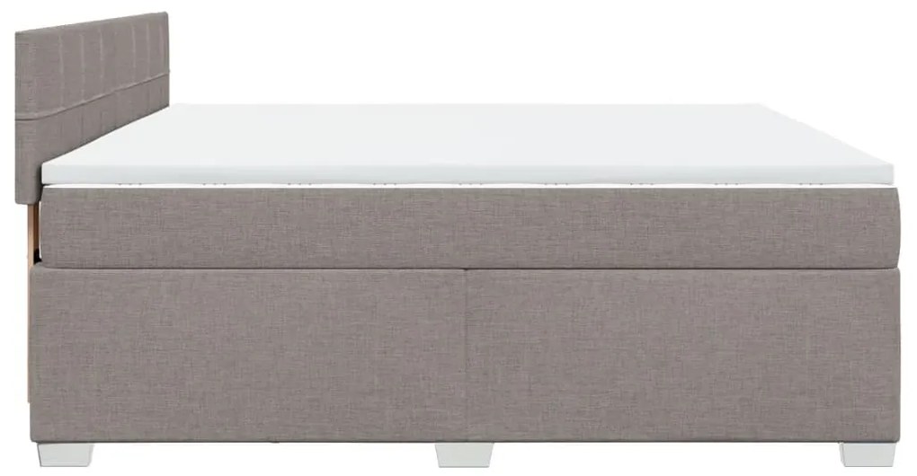 ΚΡΕΒΑΤΙ BOXSPRING ΜΕ ΣΤΡΩΜΑ TAUPE 180X200 ΕΚ. ΥΦΑΣΜΑΤΙΝΟ 3288271