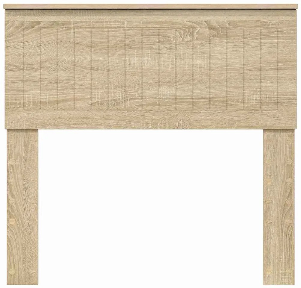 vidaXL Κεφαλάρι με κεφαλάρι Δρύς Sonoma 90 cm Επεξεργασμένο ξύλο