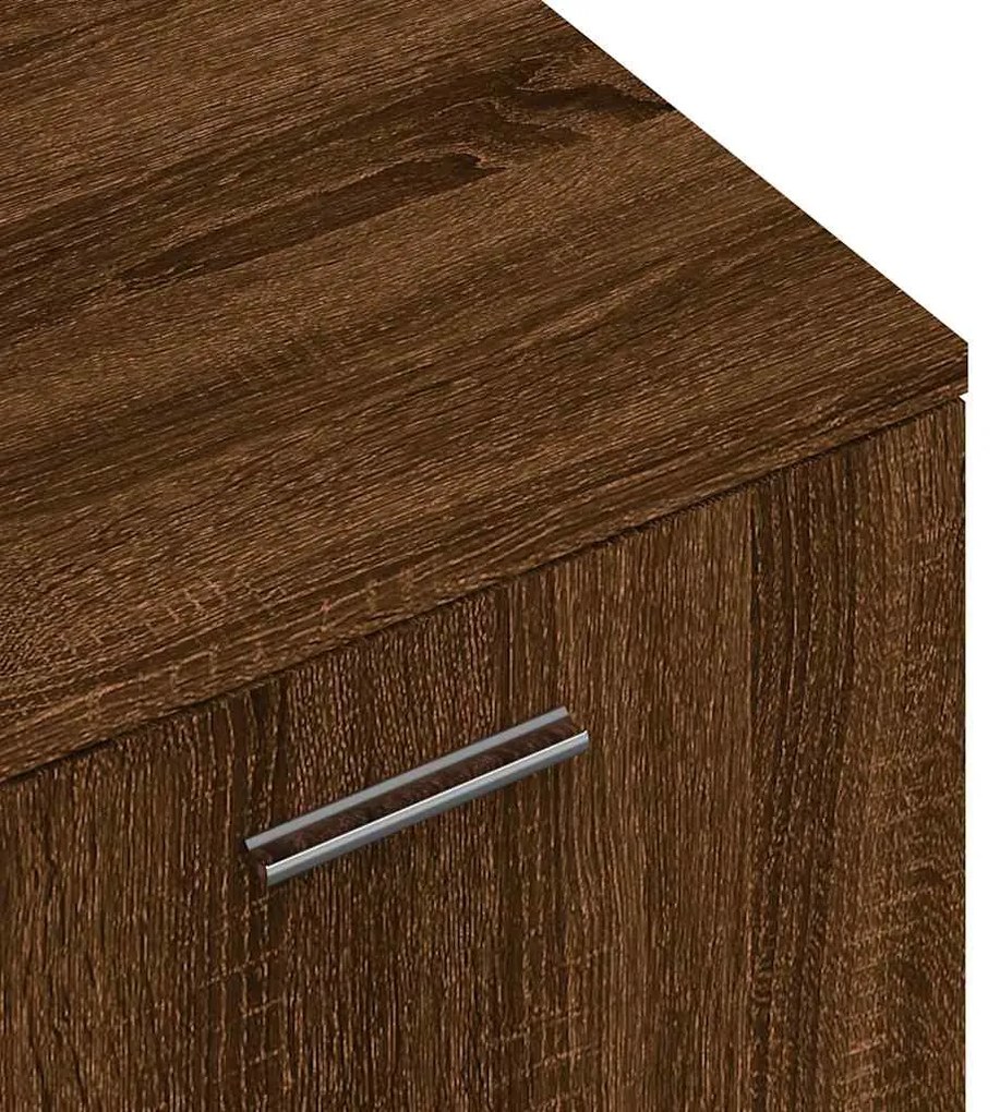 vidaXL Έπιπλο Τηλεόρασης Καφέ Δρυς 120x34x37 εκ. Επεξ. Ξύλο