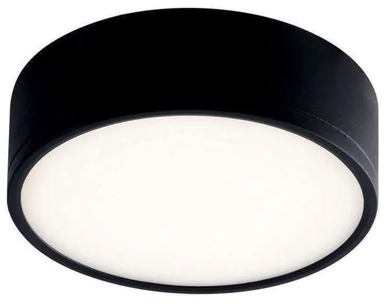 Πάνελ Klio LED-KLIO-R17 NER 22W Led 2000lm 4000K 16,8x5cm Black Intec Round Αλουμίνιο