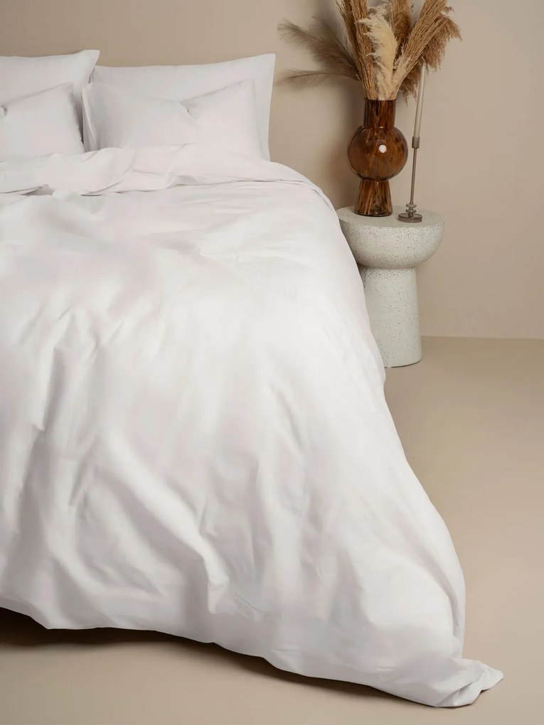Σεντόνια King Size 260x270 Σετ 4 Τεμ. Sunshine Home Cotton Feelings 100 White