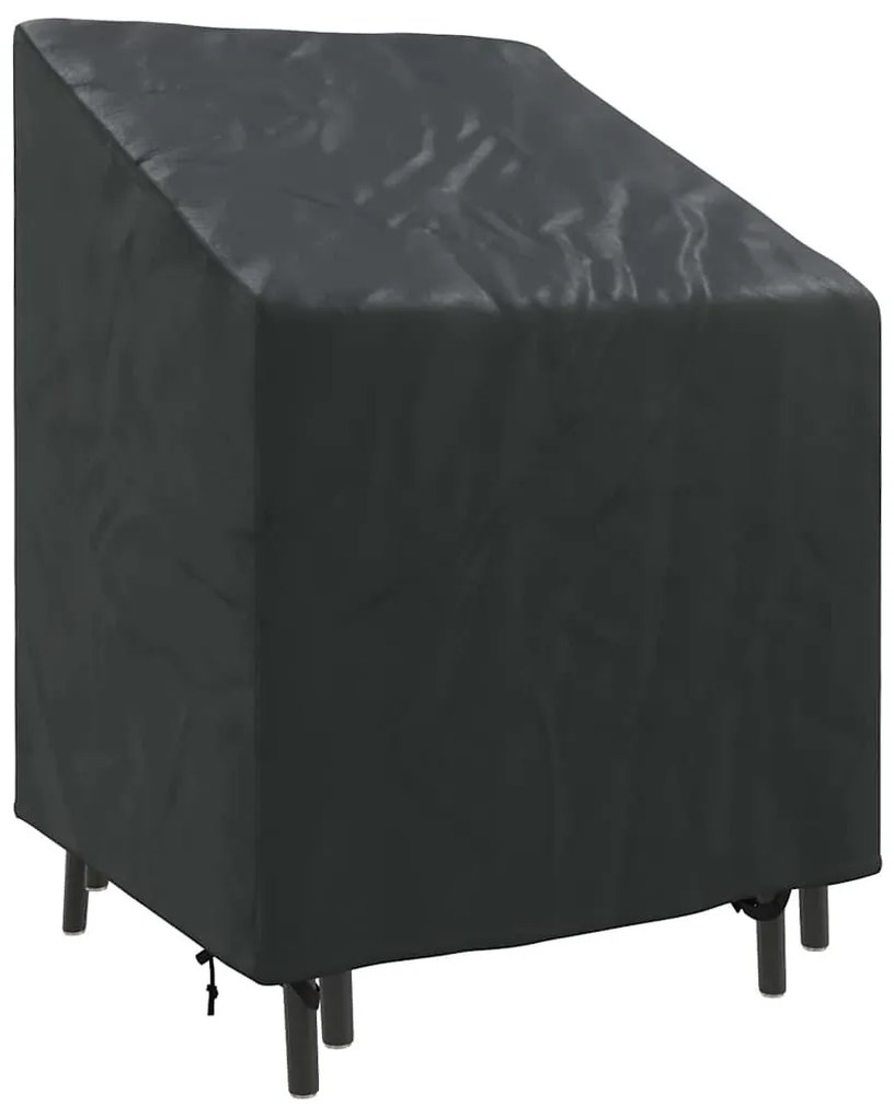 vidaXL Κάλυμμα Κήπου για Καρέκλα Μαύρο 75 x 78 x 65 / 100 εκ Ύφασμα 210D