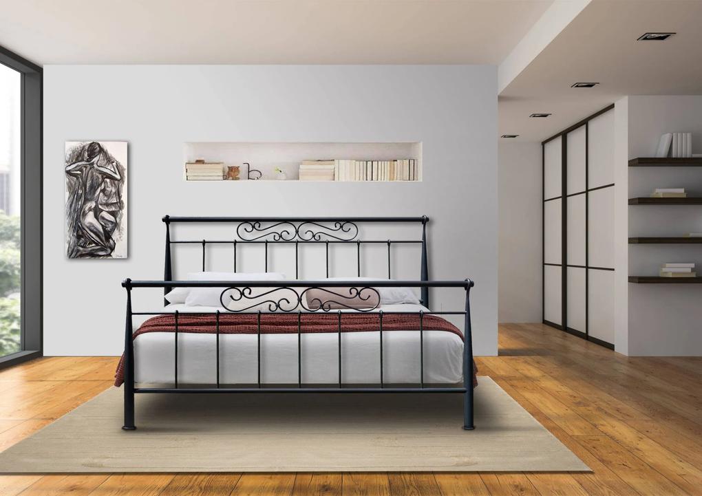 Κρεβάτι 114ΚΠ3 για στρώμα 140χ200 διπλό με επιλογή χρώματος