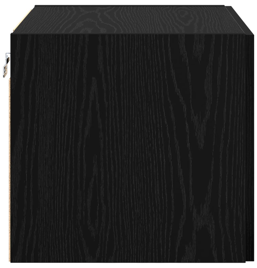 vidaXL Ντουλάπα Τοίχου Επιτοίχιο Μαύρη δρυς 50 x 42.5 x 40 εκ.