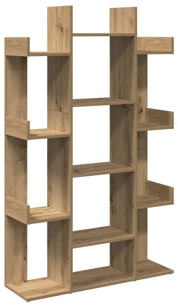 vidaXL Ντουλάπι βιβλίων Artisan Oak 86x25,5x140 cm Ξύλο μηχανής