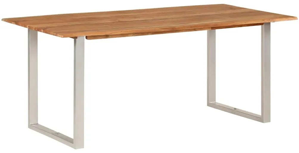 vidaXL Τραπεζαρία 180 x 90 x 76 εκ. από Μασίφ Ξύλο Ακακίας