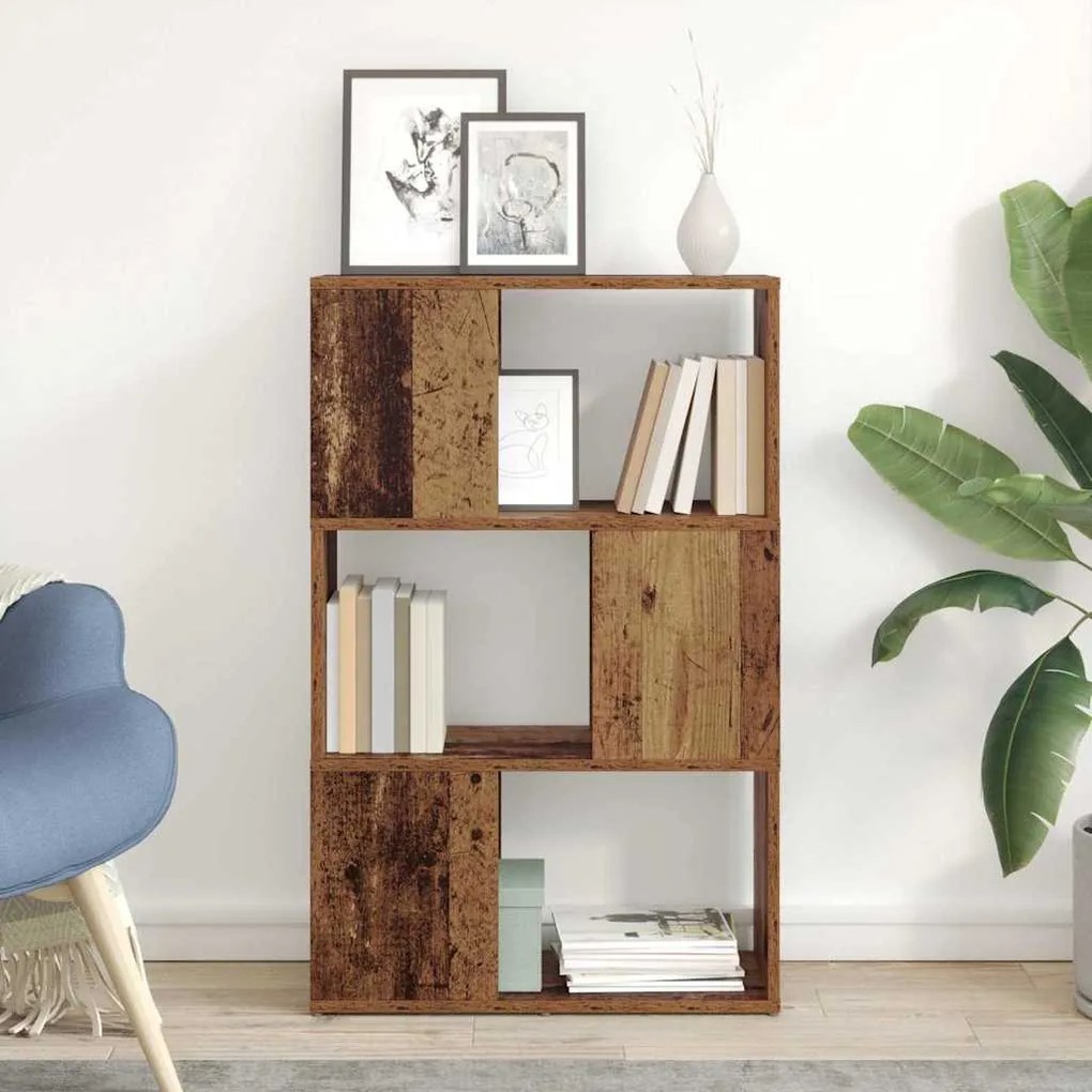 Σετ επίπλου τηλεόρασης Επιτοίχιο Καφέ 60 x 24 x 94,5 εκ