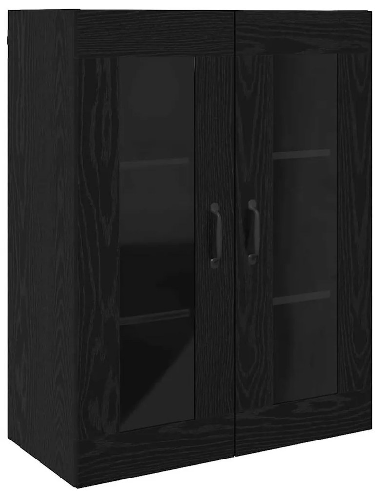 vidaXL Ντουλάπια Τοίχου 2 pcs Μαύρη δρυς 69.5 x 34 x 90 εκ.