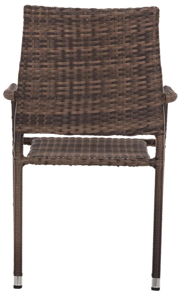 Καρέκλα - Πολυθρόνα MORNER C6074.01 Μεταλλική με Καφέ Rattan 55x58x87Υ εκ. 55x58x87 εκ.