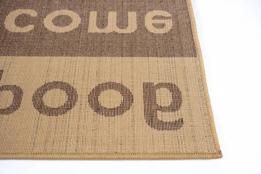 Sdim Πατάκι Εισόδου Μοκέτα  Fashion Welcome Brown/Beige 40x67εκ.