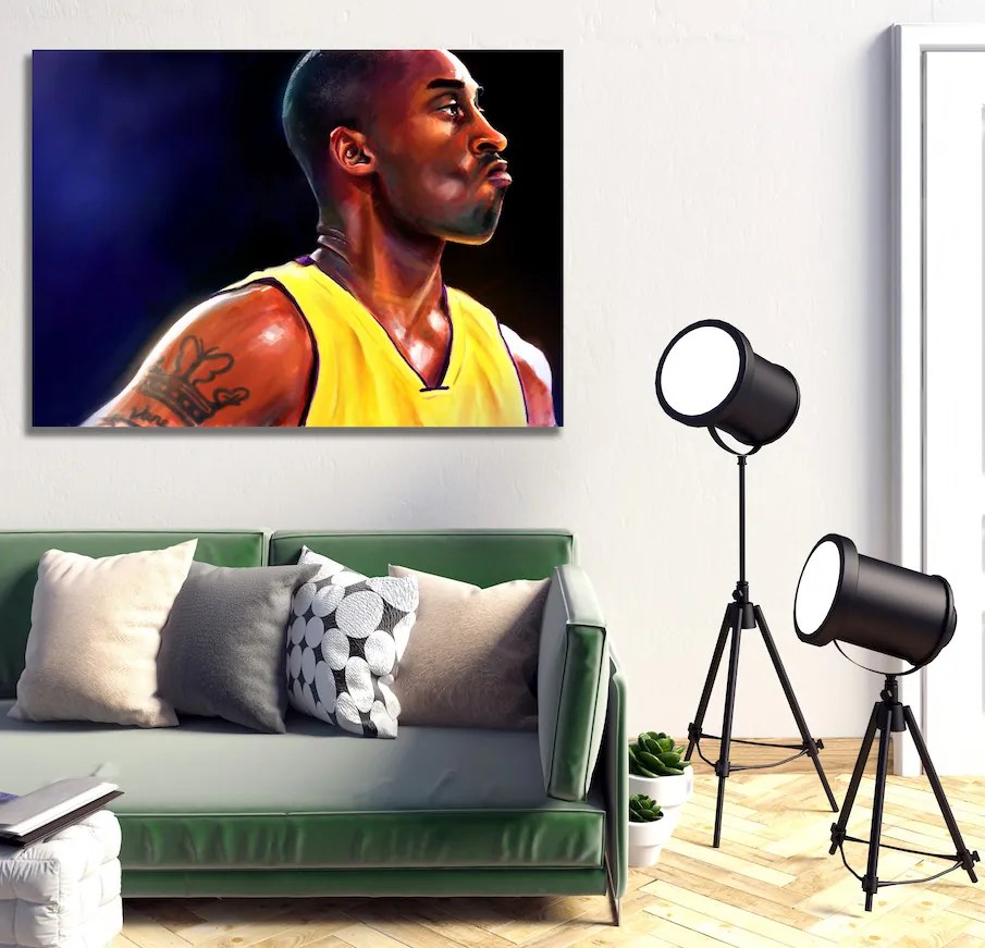 Πίνακας σε καμβά Kobe Bryant KNV1080 65cm x 95cm