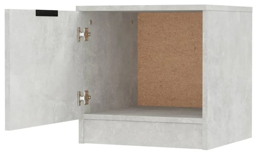 vidaXL Κομοδίνο Γκρι Σκυροδέματος 40 x 39 x 40 εκ.