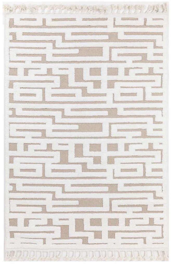 Χαλί Διαδρόμου (80x200) Ezzo Perla C796A1B Cream