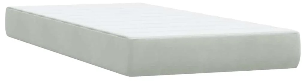 ΚΡΕΒΑΤΙ BOXSPRING ΜΕ ΣΤΡΩΜΑ ΑΝΟΙΧΤΟ ΓΚΡΙ 80X210 ΕΚ. ΒΕΛΟΥΔΙΝΟ 3316281