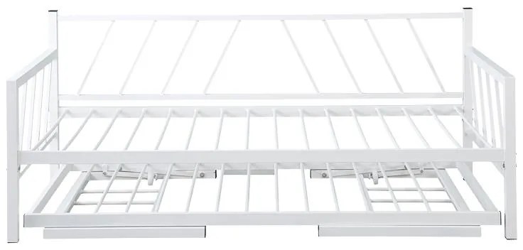 Καναπές - Κρεβάτι Remmie Μέταλλο Λευκό 198x94x86 εκ. 94x198x86 εκ.