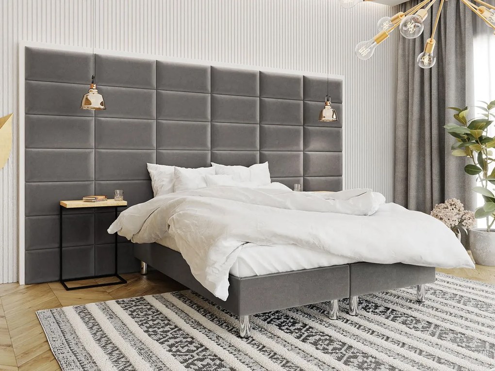 Επενδυμένο κρεβάτι Lux-Baza-Leuko-200 x 160 x 30