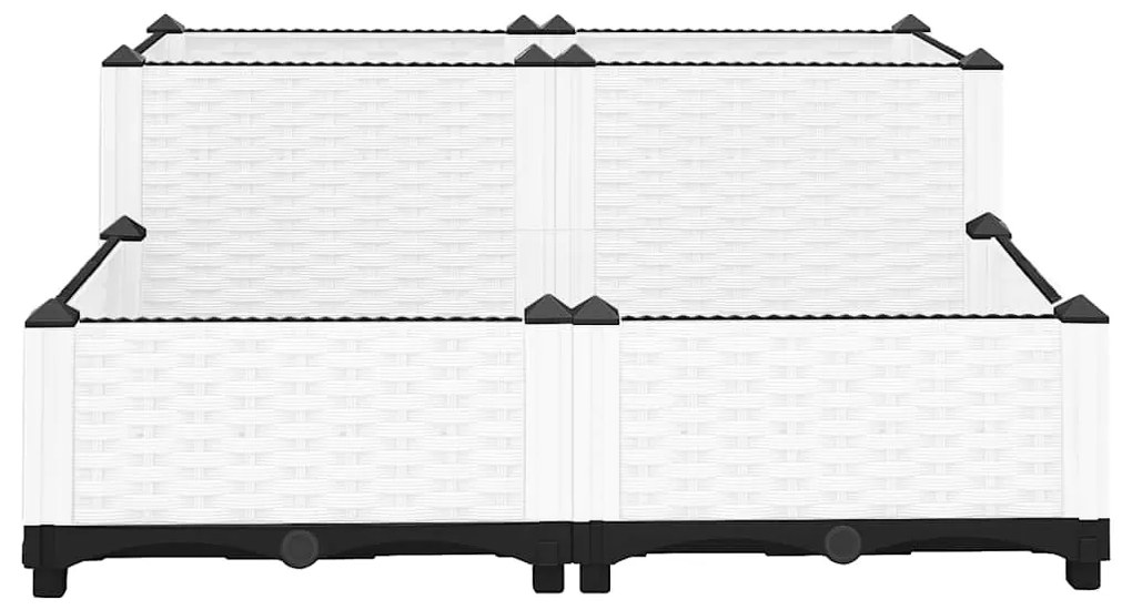vidaXL Ζαρντινιέρα 80 x 80 x 38 εκ. από Πολυπροπυλένιο