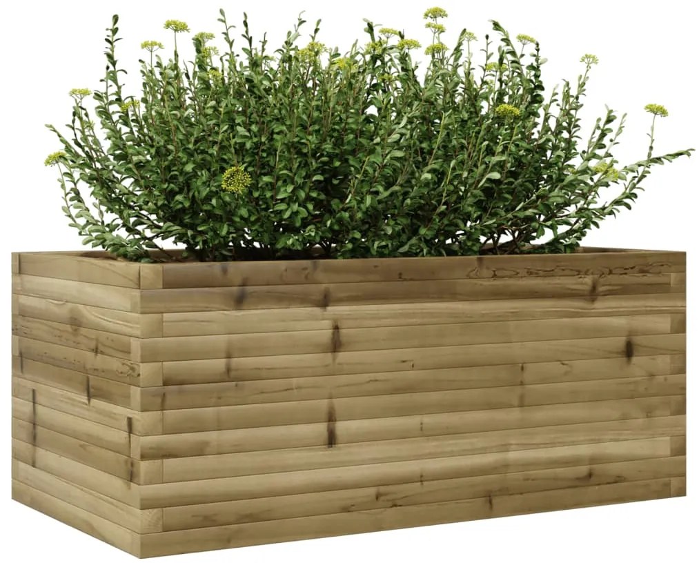 vidaXL Ζαρντινιέρα Κήπου 110x60x45,5 εκ. από Εμποτισμένο Ξύλο Πεύκου