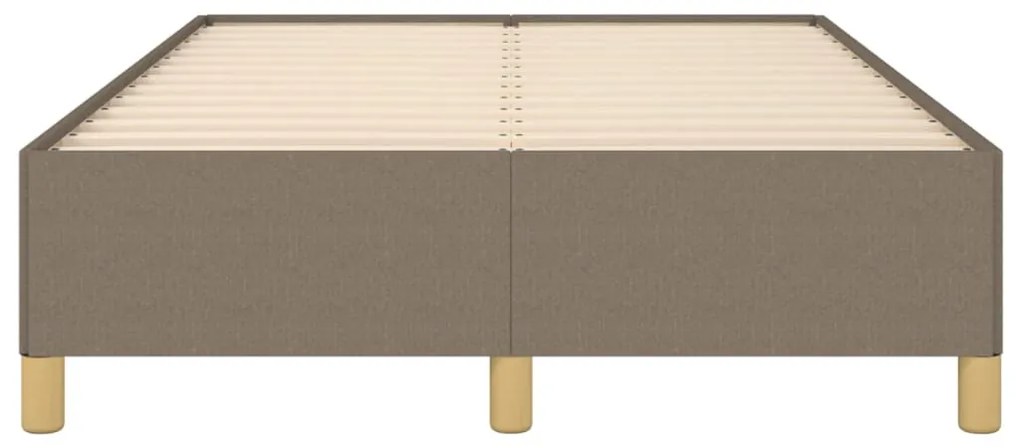 vidaXL Σκελετός Κρεβατιού Χωρίς Στρώμα Taupe 120x200 εκ. Υφασμάτινο