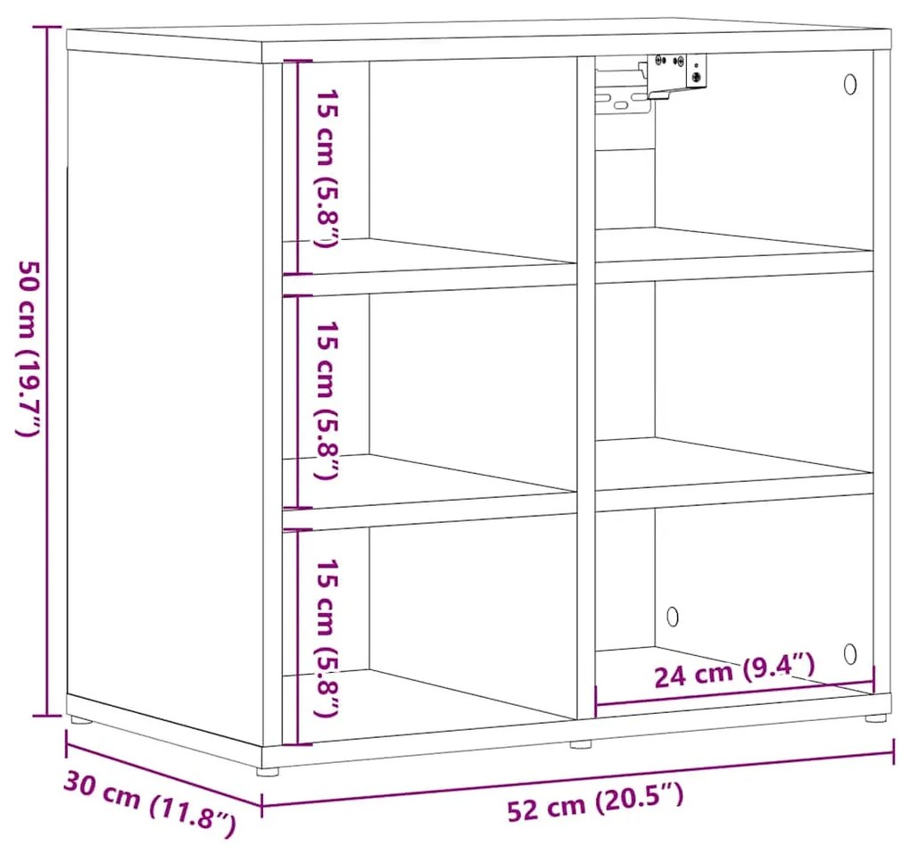 ΝΤΟΥΛΑΠΙΑ ΠΑΠΟΥΤΣΙΩΝ 2 ΤΕΜ ΔΡΥΣ ΤΕΧΝΙΤΗΣ 52X30X50 CM 857036