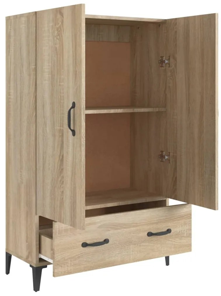 vidaXL Ντουλάπα Sonoma Δρυς 70 x 31 x 115 εκ. από Επεξεργασμένο Ξύλο
