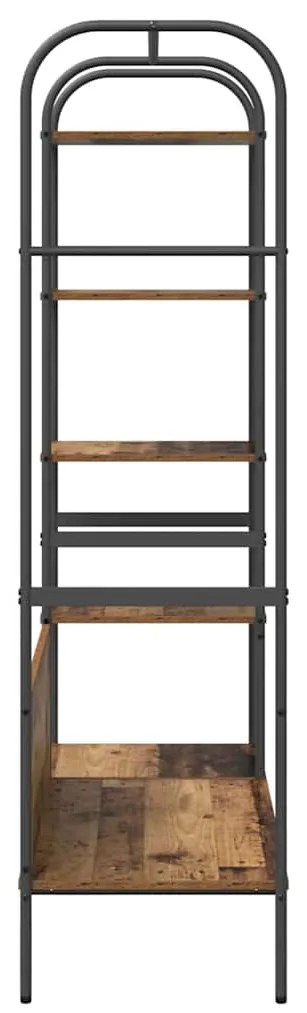 vidaXL Ράφι Ρούχων με ράφι Καφέ 120 x 44 x 160 εκ Επεξεργασμένο ξύλο