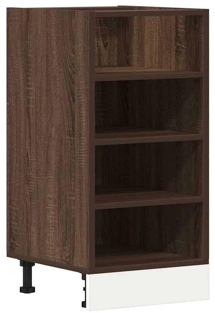 Κάτω ντουλάπι καφέ δρυς 40x44,5x81,5 cm Κατασκευασμένο ξύλο - Καφέ