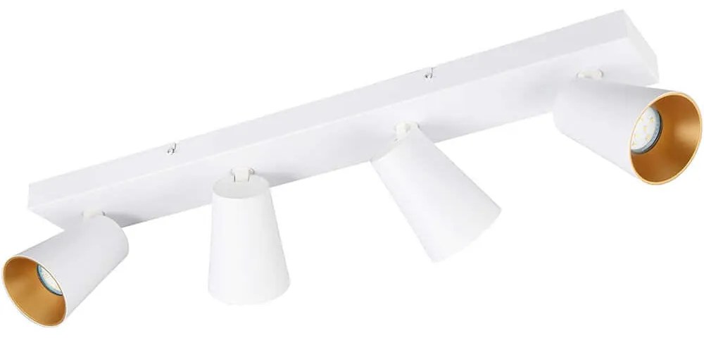 Φωτιστικό Οροφής - Σποτ Sharp 817100431 64x8,5x16cm 4xGU10 10W White Trio Lighting