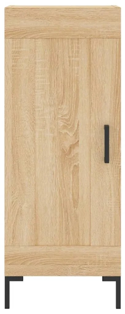 vidaXL Μπουφές Sonoma δρυς 34,5 x 34 x 180 εκ. από Επεξεργασμένο Ξύλο