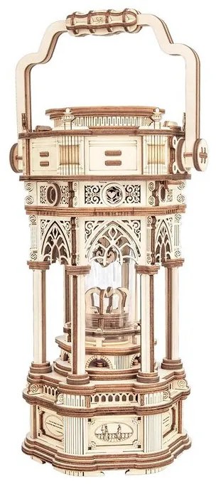 3D Puzzle ROKR Victorian Lantern Mechanical Music Box AMK61